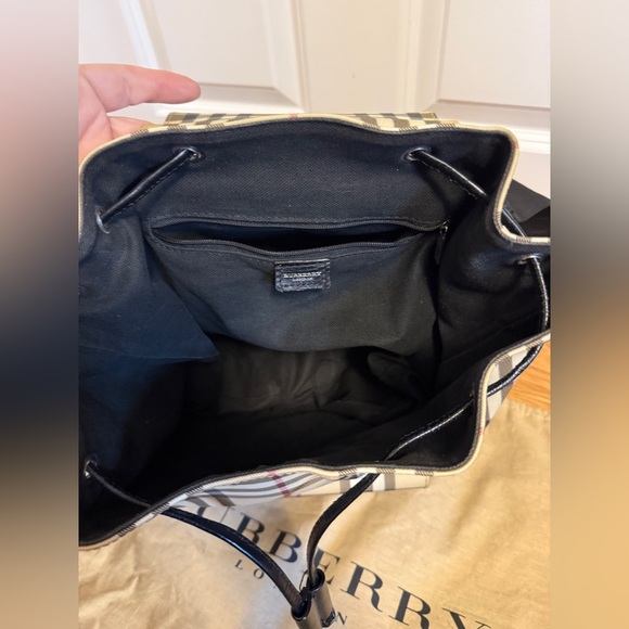 Burberry Backpack Traditional Print Like New!! VINTAGE Y2K - Picture 7 of 16
